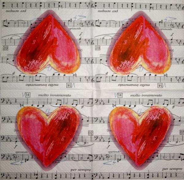 018 Heart / Hearts - 3-ply - ppd - Andrea Tilk
