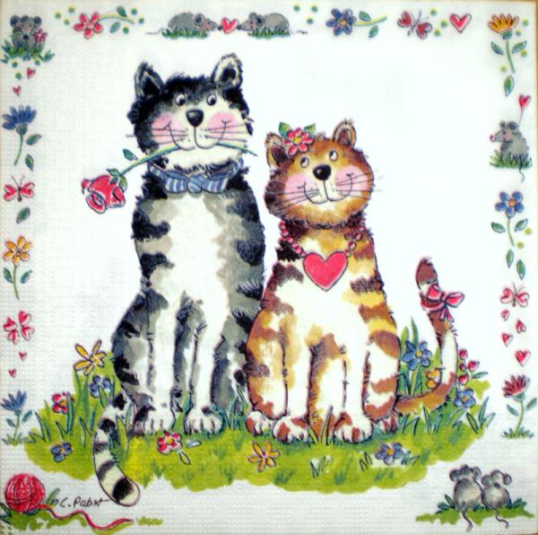029 Cats - 3-ply - ppd - C.Pabst