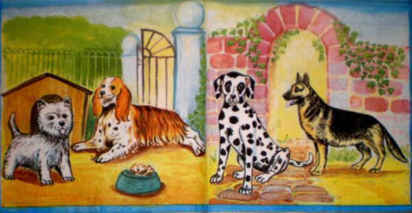 068 Dogs - 3-ply