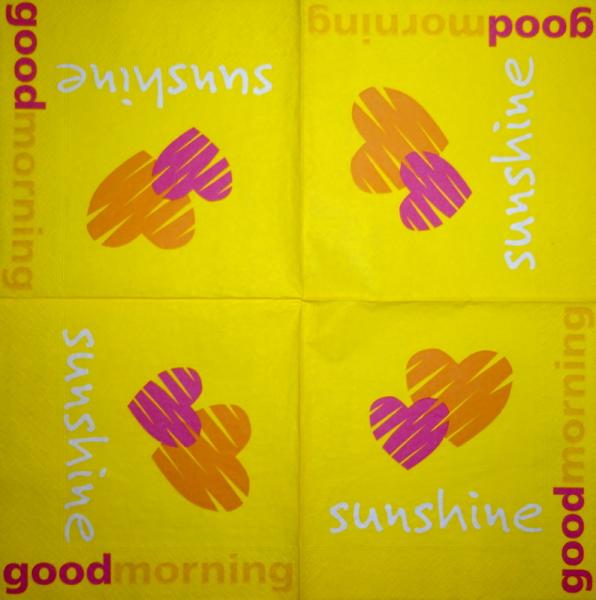 168 Heart / Hearts - 4-ply - Braunis - Handkerchief