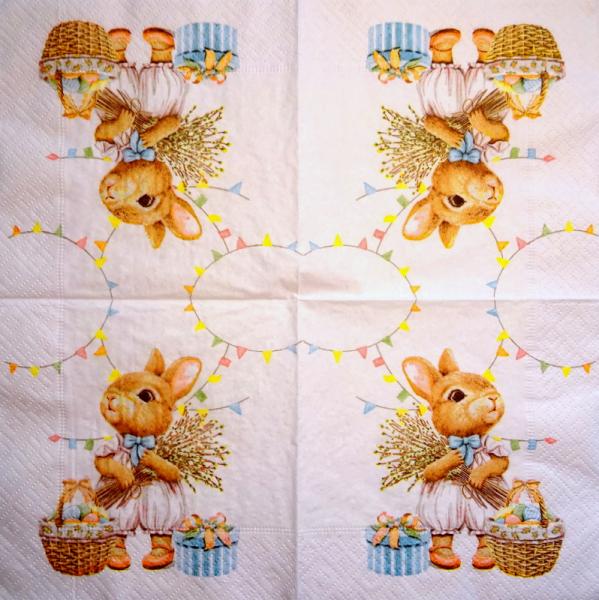 184 Rabbits:  unnatürlich - 3-ply - 35x35 cm