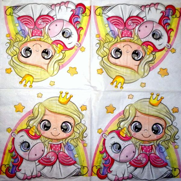 140 Mädchen - 2-ply - Frozen/Elsa/Olaf