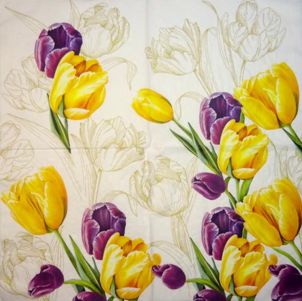 118 Tulips - 3-ply - Ambiente