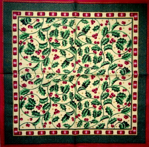 108 Weihnachten Blumen - 3-lagig - Avantgarde