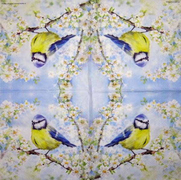 035 Vögel - 3-lagig - Ihr