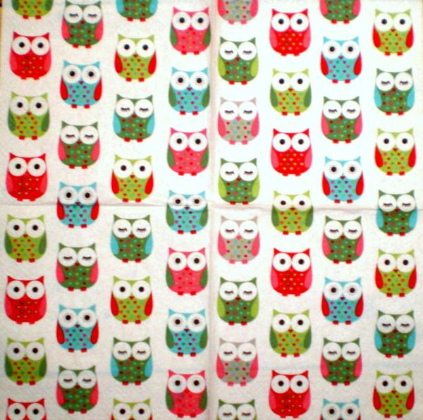 043 Owls - 3-ply - Butlers
