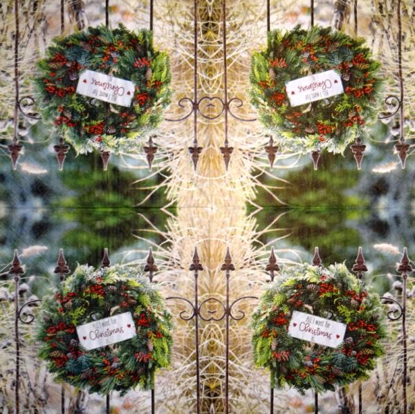 198 Christmas Flowers - 3-ply