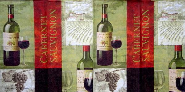 086 Getränke - 3-ply -  - ppd - Art in Motion  - F.de Villeneuve - Bistro