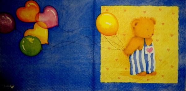 065 Teddy - 3 lagig (blau) - Stewo