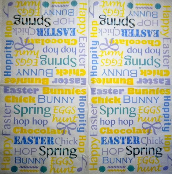 TX-704 Text - 3-lagig - Easter...