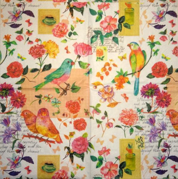 035 Vögel - 3-ply - Ihr