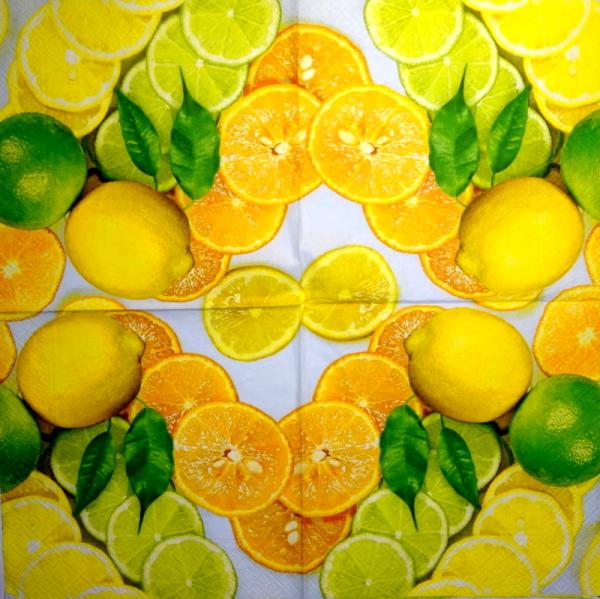 072 Lemons,  Oranges - 3 ply