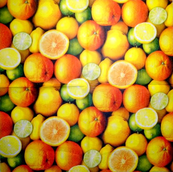 077 Lemons,  Oranges - 3 ply