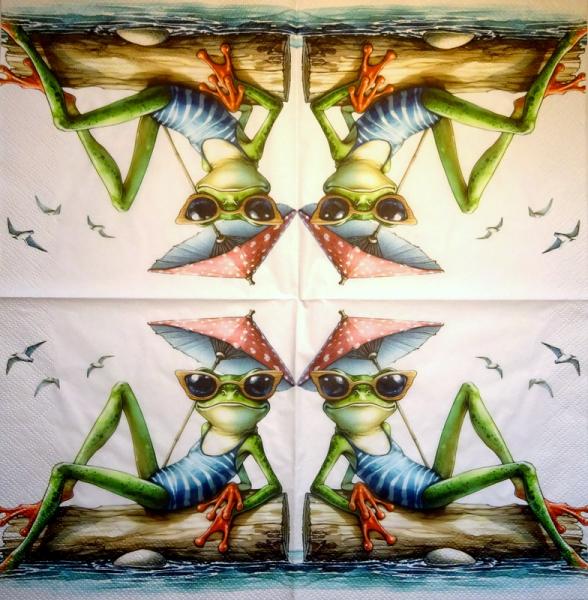 120 Frösche - 3-lagig - Max Velthuijs