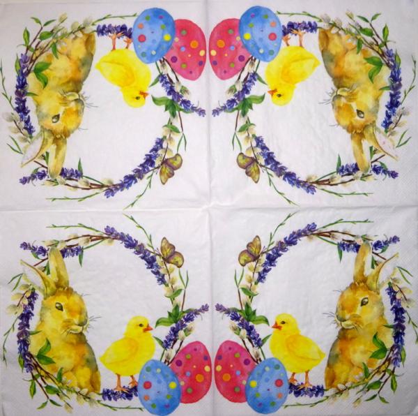 999.014 Hasen: unnatürlich - 3-lagig -  Paper Design