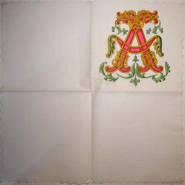 TX-474 Scripture - 1-ply / Wave Edge - A - 34x34cm