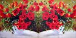128 Anemonen, Mohn - 3-lagig - Künstler