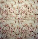 724 Rosen - 3-lagig (silber) - Home Fashion