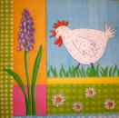 106 Hahn, Huhn - 3 lagig - Atelier