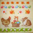 118 Rabbits:  natürlich - 4-ply - Paper Design - Handkerchief