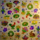 118 Rabbits:  natürlich - 4-ply - Paper Design - Handkerchief