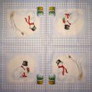 054 Snowman - 3-ply - Ambiente