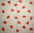 118 Heart / Hearts - 4-ply - Handkerchief