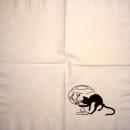 KAT-673 Cats - 3-ply (white/black) - CS