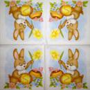 184 Rabbits:  unnatürlich - 3-ply - 35x35 cm