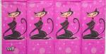201 Cats - 4-ply - ppd - Fluff - Handkerchief