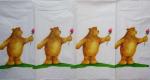 103 Teddy - 4 ply - Paper Design - Handkerchief