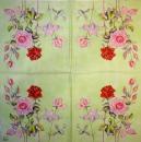 461 Rosen - 3-lagig(grün)) - Home Fashion