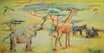 121 Animals Africa: Divers - 3-ply - Molca