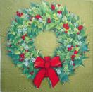 027 Christmas Flowers - 3-ply (gold)