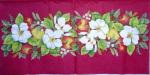 082 Christmas Flowers - 3-ply (red) - Stewo