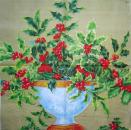 142 Christmas Flowers - 3-ply (gold) - Ihr