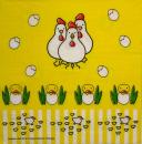137 Rooster,  Hen - 3-ply - Dick Bruna 1953-2004