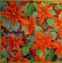 161 Christmas Flowers - 3-ply (red) - Ihr