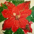 030 Christmas Flowers (red) - Home Fashion - CS