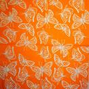 129 Schmetterlinge - 3-lagig (orange)