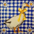 114 Enten - 3-lagig (dunkel blau)