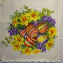 089 Eggs,  Easter Eggs - 1-ply - WIDA - Waved Edge - 35x35 cm