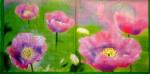042 Anemones, Poppy - 3-ply (pink) - Ihr - The National Trust