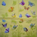 162 Butterflies - 3-ply (grün) - Home Fashion