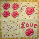 543 Roses - 3-ply -  (yellow) - Ambiente