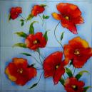 039 Anemones, Poppy - 3-ply (blue/red) - Ihr