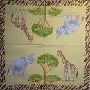 064 Animals Africa: Divers - 3-ply - Künstler