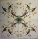 171 Vögel - 3-lagig - 35x35 cm
