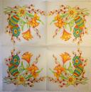 165 Daffodils - 1 ply -  - Waved Edge