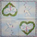 119 Heart / Hearts - 3-ply (blue) - Ihr